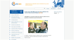 Desktop Screenshot of es.care-nmd.eu